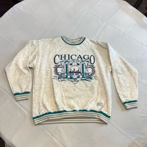 DIPORT USA Men’s 90’s Vintage Chicago Sweatshirt, Size Large.